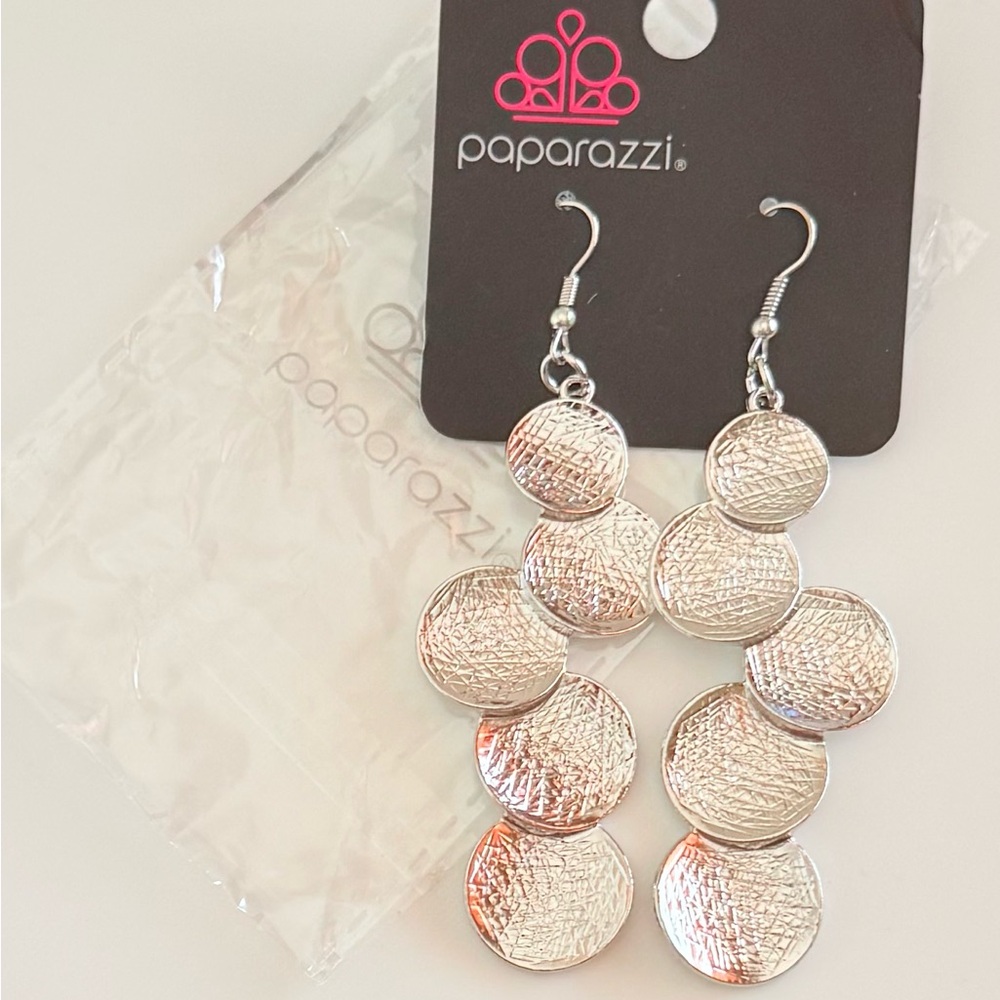 Paparazzi Silver Earrings